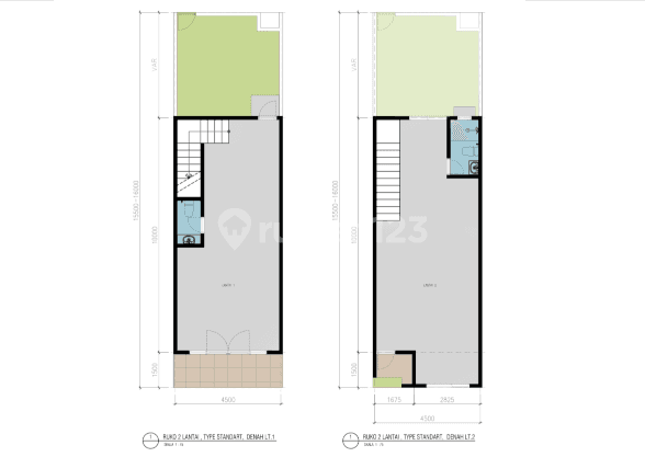 Ruko 2 Lantai Baru, Desain Modern Dengan Akses Mudah 2