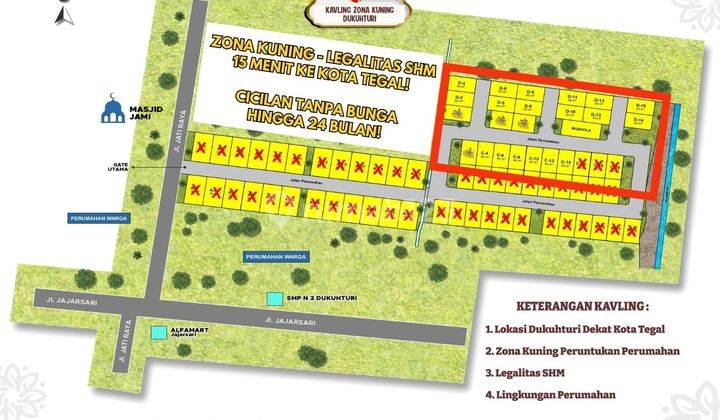 Tanah Kavling Siap Bangun Di Dukuhturi Dekat Smpn 2 Dukuhturi 2