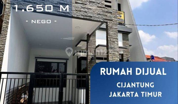 Rumah Baru 2 Lantai dekat gerbang tol Gedong Jakarta Timur 1