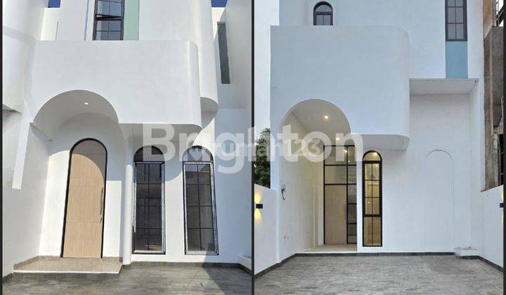 RUMAH DESAIN UNIK, MEWAH LITTLE SANTORINI 1