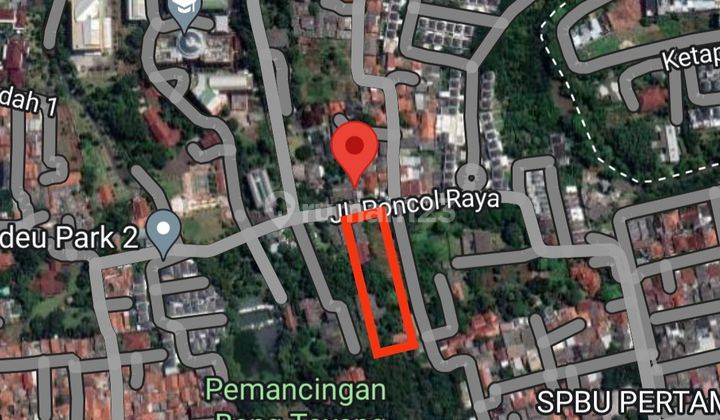 Dijual tanah 2000m2 di Cirendeu Ciputat Timur Tangerang Selatan 3