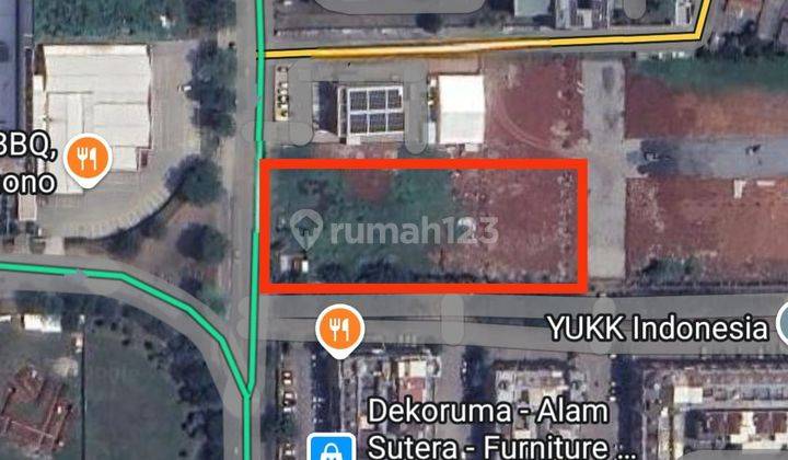 Disewakan Kavling Komersial Luas 3.600m2 Alam Sutera Tangerang 1