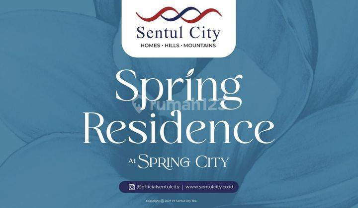 Rumah baru di Sentul city springs residence  1