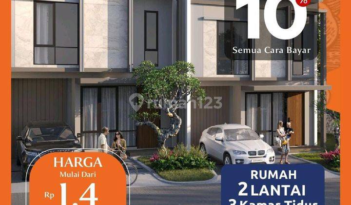 Rumah 2 Lantai Sentul City Cluster Terbaru Spring Garden 1