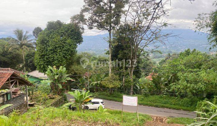 Tanah 960 Pinggir Jalan Raya Cijeruk View Gunung 2