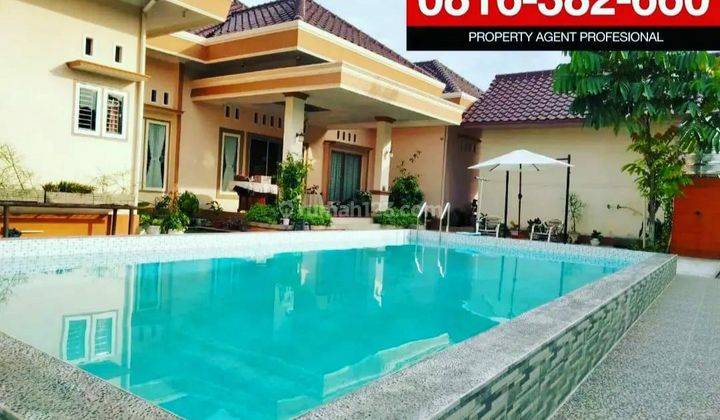 Dijual Rumah + Kolam renang 600/875 di Seduduk Putih (Dibelakang PTC) Palembang 1