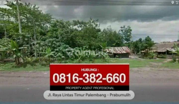 Disewakan tanah keras 60.000 m2 di Jln Inderalaya - Prabumulih km 43 (Sebelah Sekolah SAP)
 2