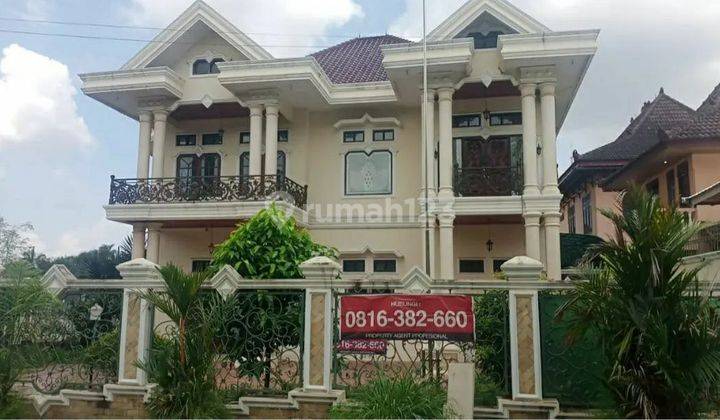 Dijual rumah mewah 856/912 di Demang Pinggir jalan aspal Palembang
 1