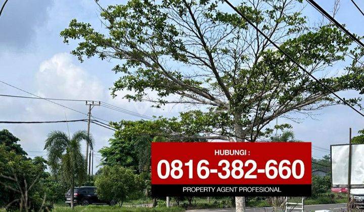 Dijual tanah 1.069m2 di pinggir jln Nurdin Panji Palembang 1