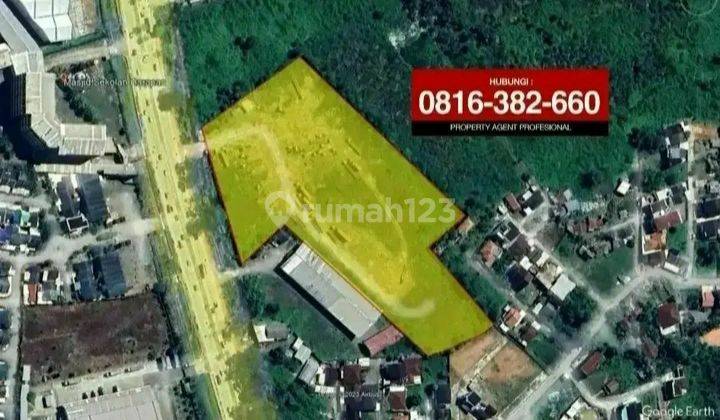 Dijual/Disewakan Tanah (22.708 M2) Dipinggir Jalan Soekarno-Hatta Palembang 1