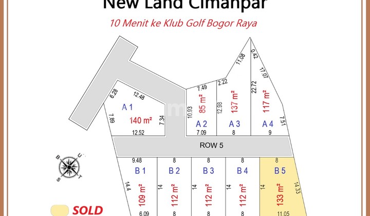 Tanah SHM Dekat Exit Tol Tanah Baru. Cicil 12x Non Bunga 2