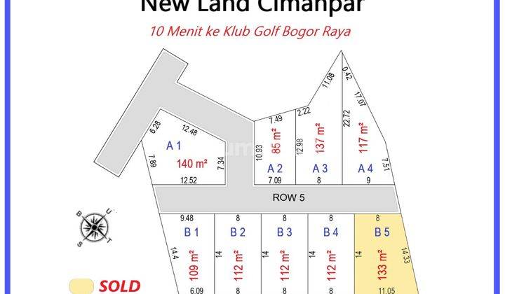 Strategis Dekat Jalan Pandu Raya, Shm. Angsur 12x Non Bunga 2