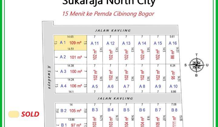 2 Jt an, 10 Menit Stasiun Cilebut. Cicil 12x Non Bunga 2