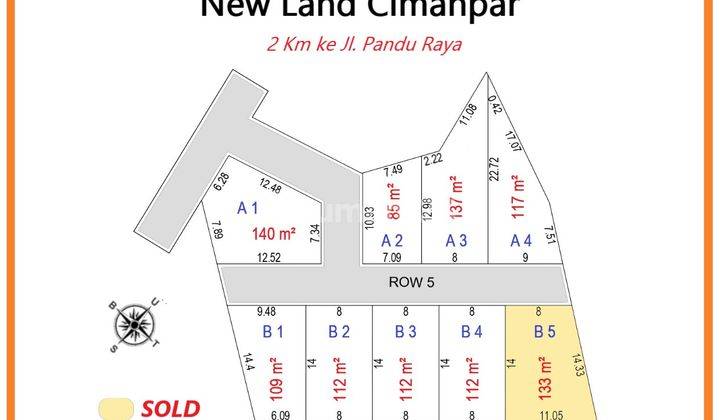 Dekat Exit Tol Tanah Baru, Shm. Cicil 12x Non Bunga 2