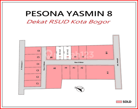 Tanah Murah Shm, Lokasi Premium Dekat Stasiun Bogor, Siap Bangun 2