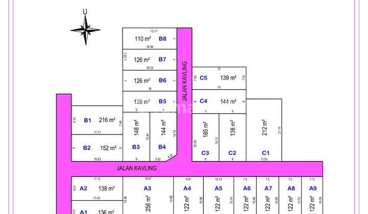 Flat Tanpa Bunga Tanah Dekat Jalan Raya Jakarta bogor 1
