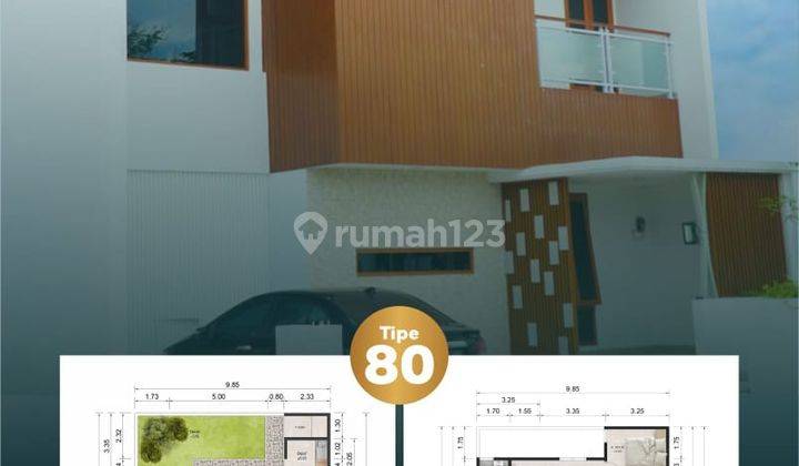 Rumah Bangunan 2 Lantai Harga Bersaing Dekat Rs Hermina Jogja 1