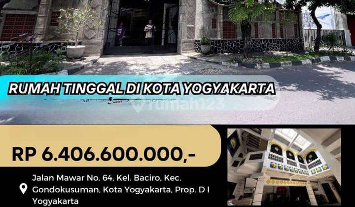 Rumah Besar Lokasi Tengah Kota Jogja Dekat Stadion Mandala Krida 1