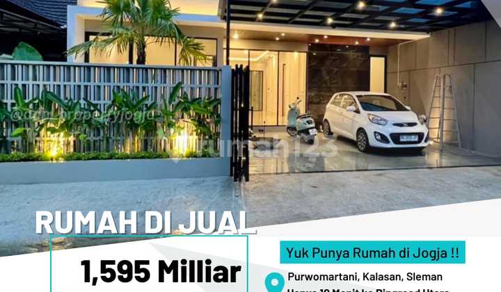 Rumah Baru Siap Huni Desain Modern di Purwomartani Kalasan Sleman