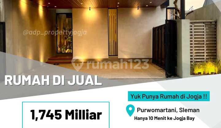 Rumah Siap Huni Modern Minimalis di Purwomartani Kalasan Sleman