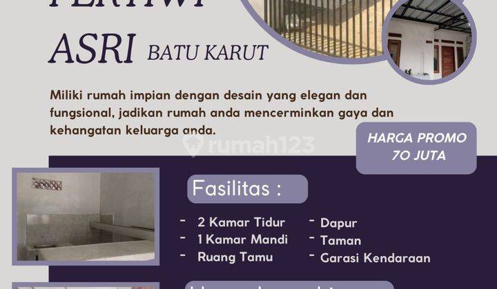 Di Jual Rumah Siap Bangun Daerah Banjaran Batu Karut  1