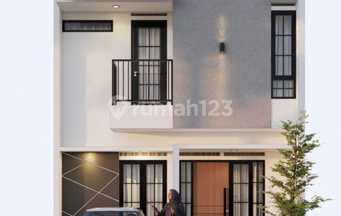 Rumah Modern 2 Lantai Luas 195M2 Area Cemorokandang Kedungkandang 1