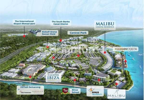 Lahan Istimewa Untuk Hotel View Laut , Lokasi Pinggir Pantai Awan Costa Semarang Utara 2