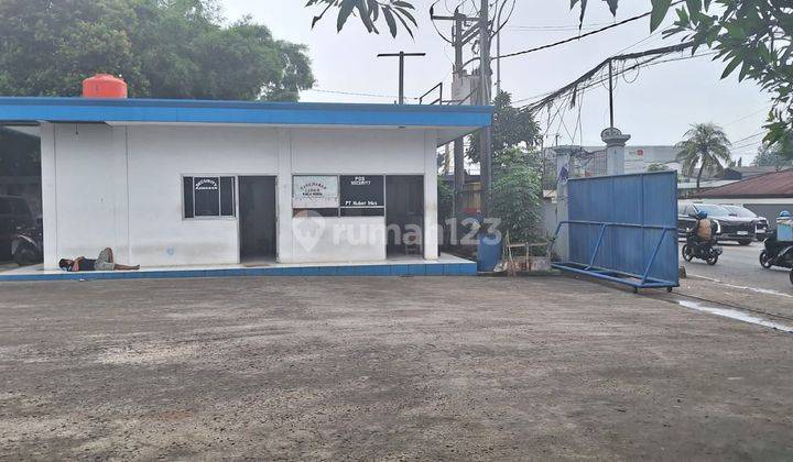 Gudang di Jatake,pinggir Jalan,bs Cont 40 Ft,ada Office,luas 1296m,harga 45rb M Nego 2