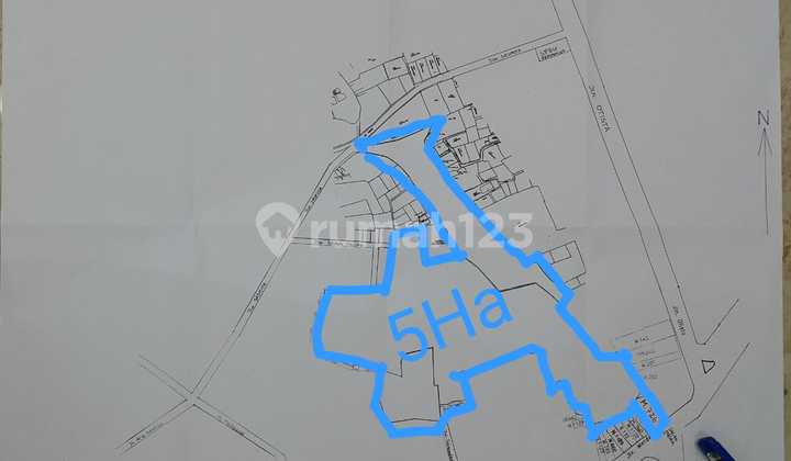 Land for Sale in Tangerang, Strategic Location, Area 19000 M, SHM, Price: 10 Jt/M