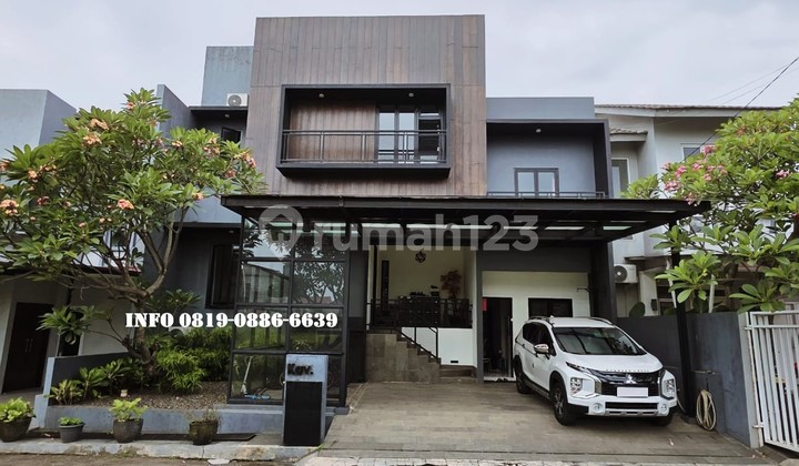Rumah kontemporer townhouse ciputat timur dekat lebak bulus 