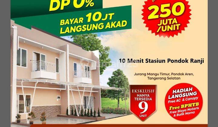 Rumah Brand New Jurang Mangu Pondok Aren Redy Stok 9 Unit 1