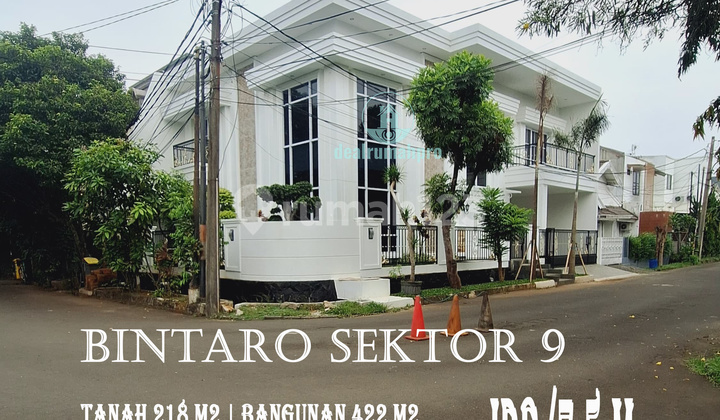 Rumah baru hook bintaro dekat MCD  sektor 9 