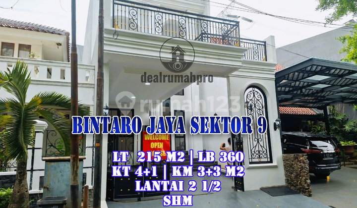 Rumah baru rasa villa bintaro jaya sek 9 strategis dekat cbd bintaro