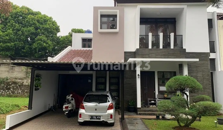 Rumah cantik terawat puri bintaro sektor 9 siap huni semifurnished