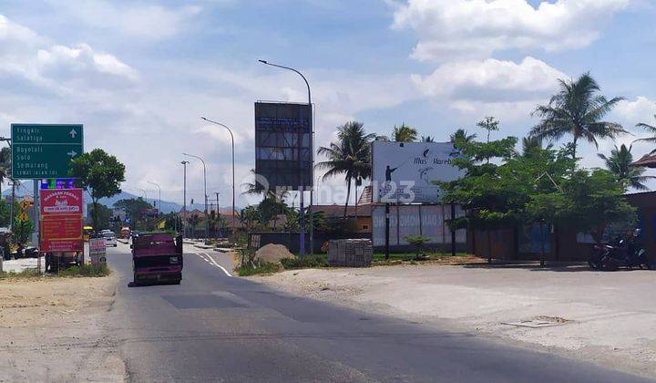 Tanah dekat Exit tol Tingkir, cocok untuk usaha Resto, Caffe, gudang, akses mudah dekat sekali dengan pintu tol, status Hak milik, view indah pegunungan 3
