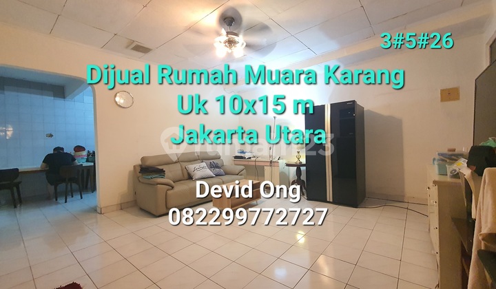 For Sale Rare House Muara Karang Size 10x15 M, North Jakarta