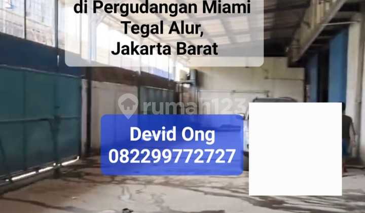 Dijual Gudang 3 Unit Cold Storage di Pergudangan Miami, Tegal Alur Jakarta Barat