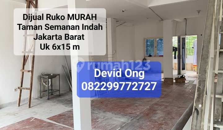 For Sale Cheap Shop House Taman Semanan Indah Land Area 90 M2 in West Jakarta For Sale Cheap Shop House Taman Semanan Indah Land Area 90 M2 in West Jakarta