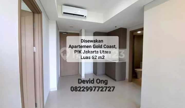 For Rent Gold Coast Apartment, Building Area 62 m2, PIK North Jakarta