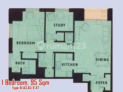 For Sale Pavilion Apartment Type 2 BR 2 Km 29.24 2