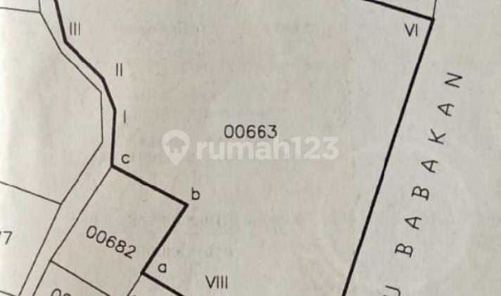 For Sale Land Plot in Jagakarsa LT: 1600m2 SHM South Jakarta//July2025