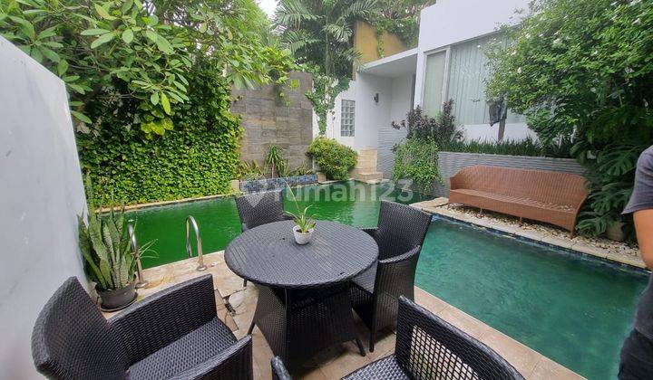 For Rent Tropical House At Cipete 2lt Bagus Furnished 12.24 1