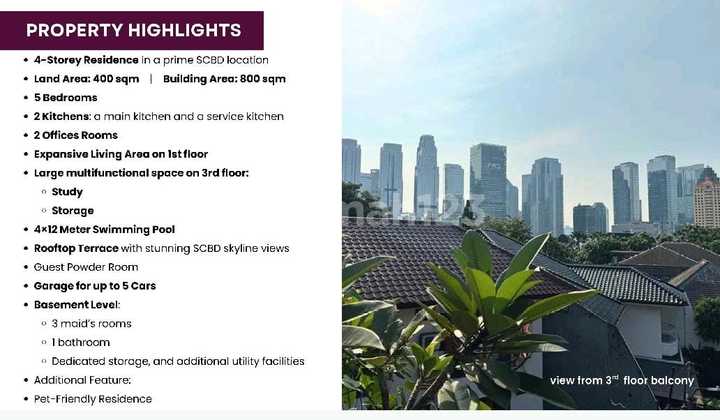 Good Furnished Rental House SCBD, South Jakarta Good Furnished Rental House SCBD, South Jakarta