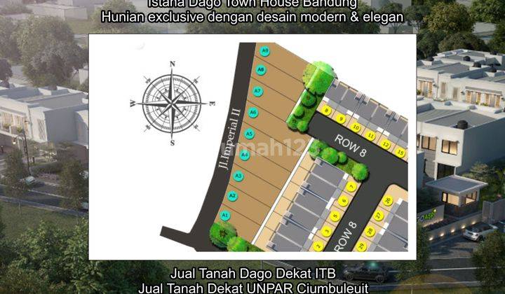 Jual Tanah Dekat Itb Sayap Dago Bandung Cluster Desain Modern 1