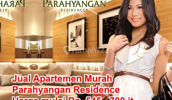 Jual Apartement Parahyangan Residence 2br Dekat Kampus Unpar Itb Bandung 1