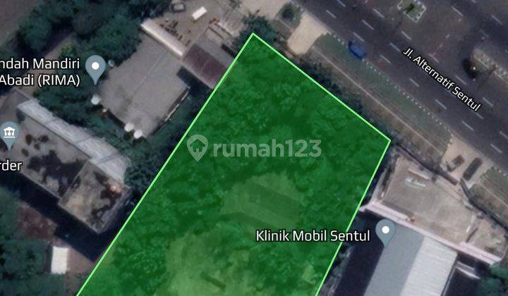 Tanah kavling Komersil di Jalan Alternatif Sentul Cibinong Bogor 1