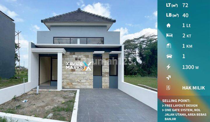 Dijual Rumah Baru Murah Dekat Cyber Mall di Mulyorejo Malang 1