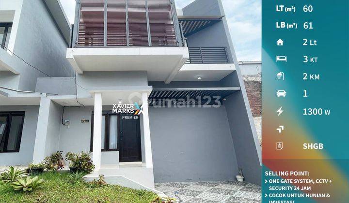 Rumah Dau Malang Baru Gress 2 Lantai View Gunung 1