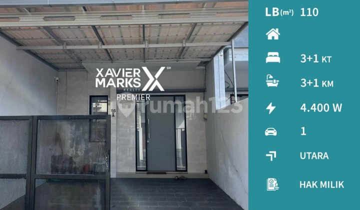 Rumah Furnish Minimalis Modern di Lebak Arum Surabaya Timur