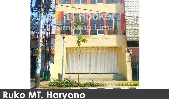 Ruko di Mt Haryono, Semarang Bagus Dekat Java Mall 1